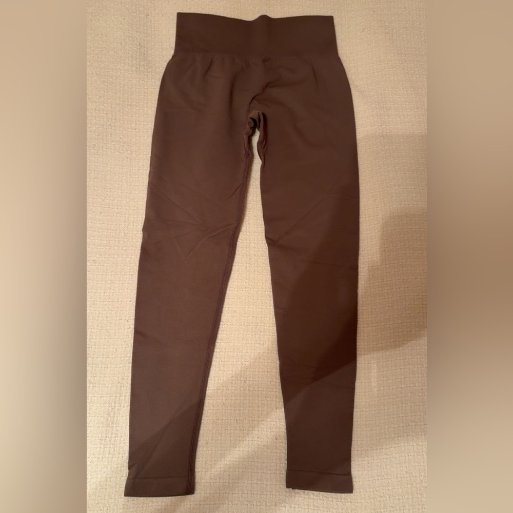 Brown straight Leggings